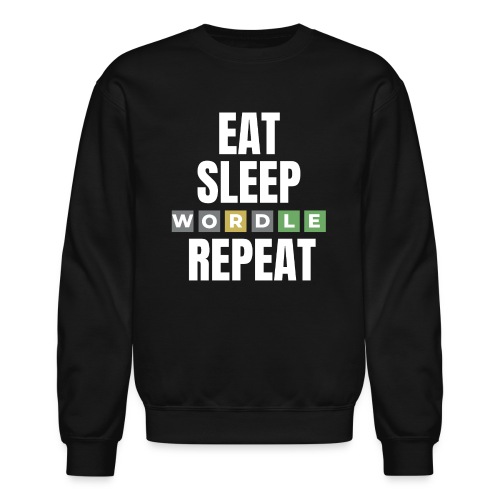 Eat Sleep WORDLE Repeat - Unisex Crewneck Sweatshirt