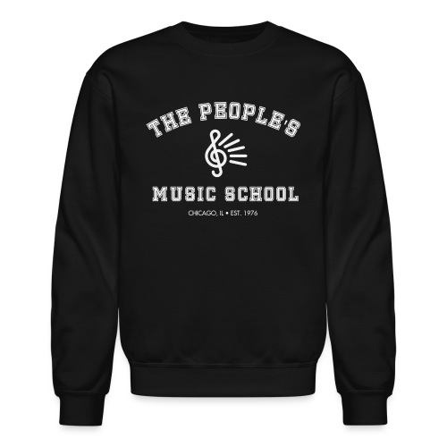The People's Music School Varsity Lettering - Unisex Crewneck Sweatshirt
