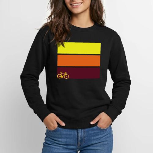 tricolor with bicycle - Unisex Crewneck Sweatshirt