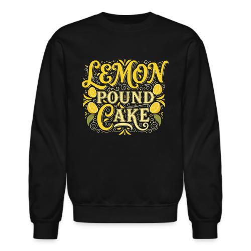 Lemon Pound Cake Vintage Flourish - Unisex Crewneck Sweatshirt