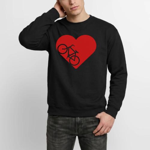 Bike in heart - Unisex Crewneck Sweatshirt