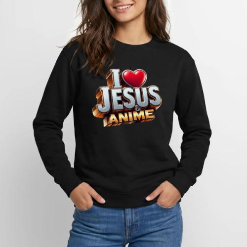 I Love Jesus & Anime - Unisex Crewneck Sweatshirt