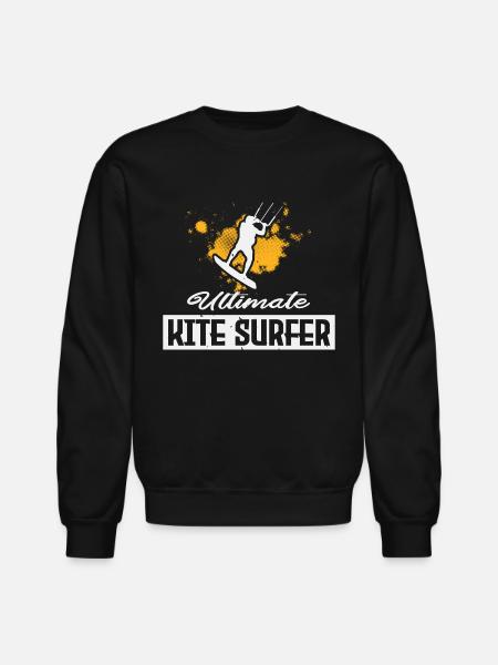 Kite Ultimate - Unisex Crewneck Sweatshirt - black