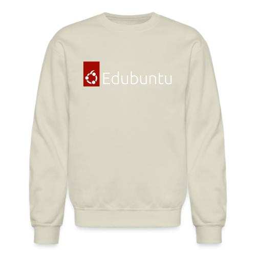 Edubuntu Logo 2023 - White - Unisex Crewneck Sweatshirt
