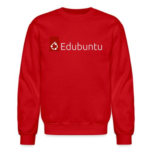 Edubuntu Logo 2023 - White - Unisex Crewneck Sweatshirt
