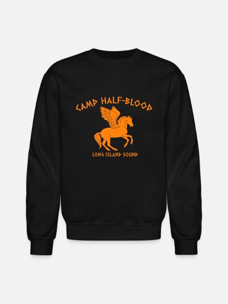 Camp Half Blood - Unisex Crewneck Sweatshirt - black