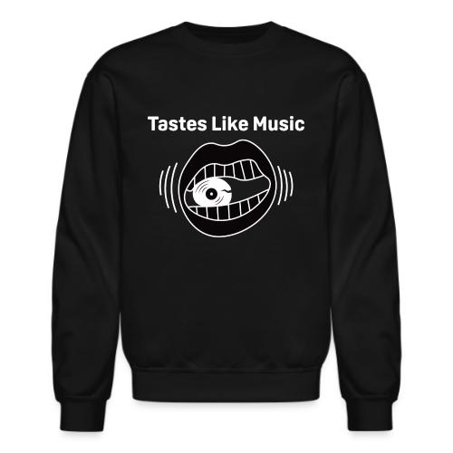 Tastes Like Music Standard Logo (B&W) - Unisex Crewneck Sweatshirt