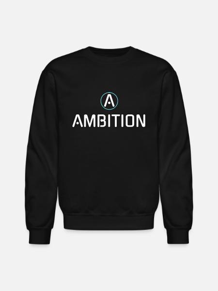 Ambition Circle - Unisex Crewneck Sweatshirt - black