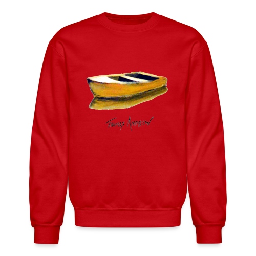 Yellow Boat Tshirt design5 - Unisex Crewneck Sweatshirt