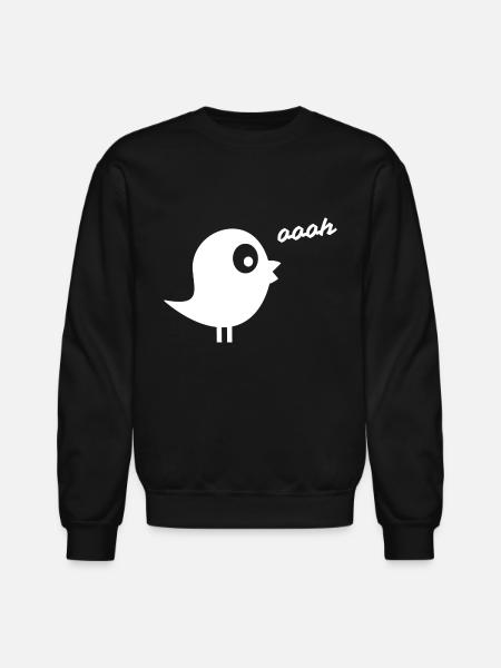 Bird of Awe - Unisex Crewneck Sweatshirt - black