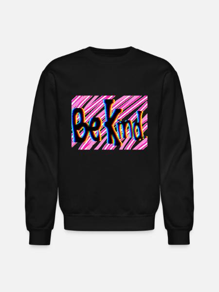 Bekind - Unisex Crewneck Sweatshirt - black