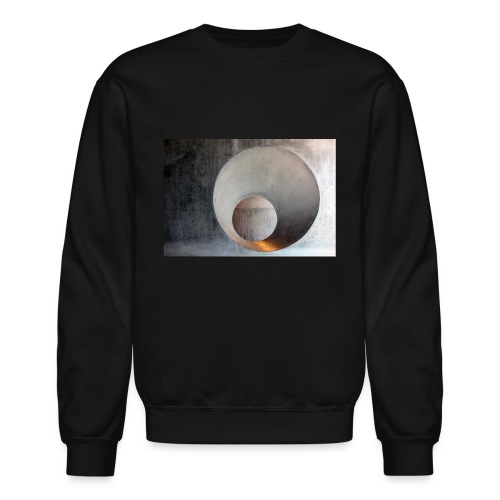 concrete moon in moon - Unisex Crewneck Sweatshirt