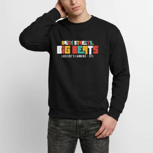 Brick Streets, Big Beats - Dark - Unisex Crewneck Sweatshirt
