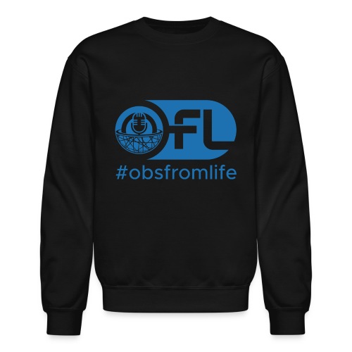 Observations from Life Logo with Hashtag - Unisex Crewneck Sweatshirt