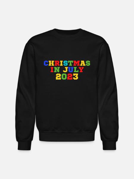Christmas In July - Unisex Crewneck Sweatshirt - black