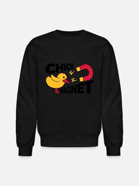 Casanova chick magnet womanizer - Unisex Crewneck Sweatshirt - black