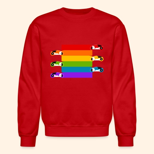 Pride on the Game Grid - Unisex Crewneck Sweatshirt