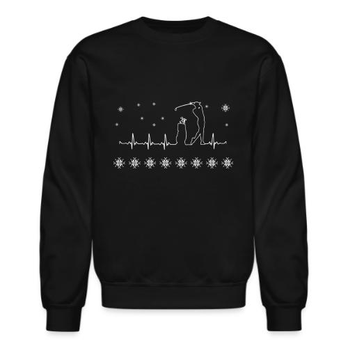 Golf Heartbeat Tee - Feel The Pulse of The Game - Unisex Crewneck Sweatshirt