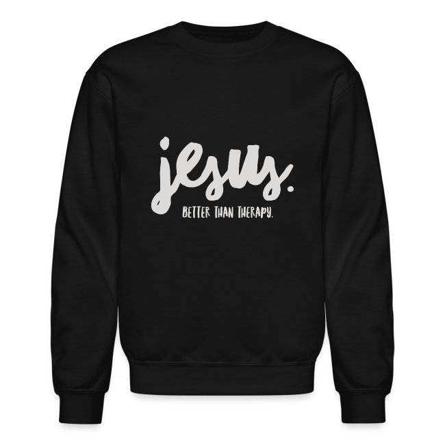 Jesus Better than therapy design 1 in light blue
