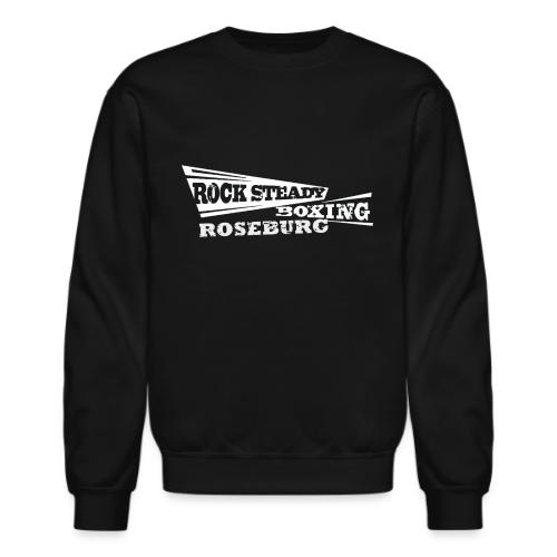 Rock Steady Boxing of Roseburg White - Unisex Crewneck Sweatshirt