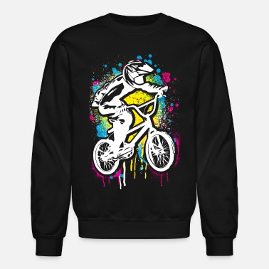 Paragraaf Gewoon doen Geruïneerd Colorful Bmx | Graffiti Bmx Bike | Bmx Street art' Unisex Crewneck  Sweatshirt | Spreadshirt