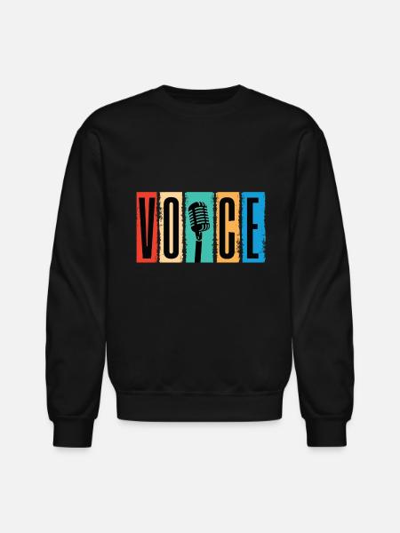 VOICE - Unisex Crewneck Sweatshirt - black
