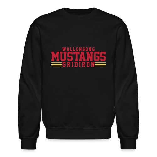 Mustangs tshirt front no 2020 final 2 - Unisex Crewneck Sweatshirt