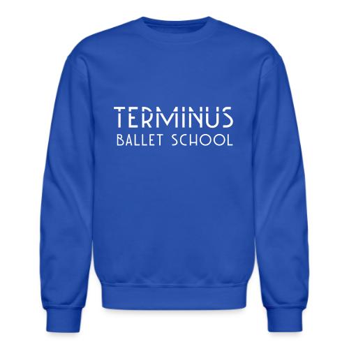 School Logo (white text) - Unisex Crewneck Sweatshirt