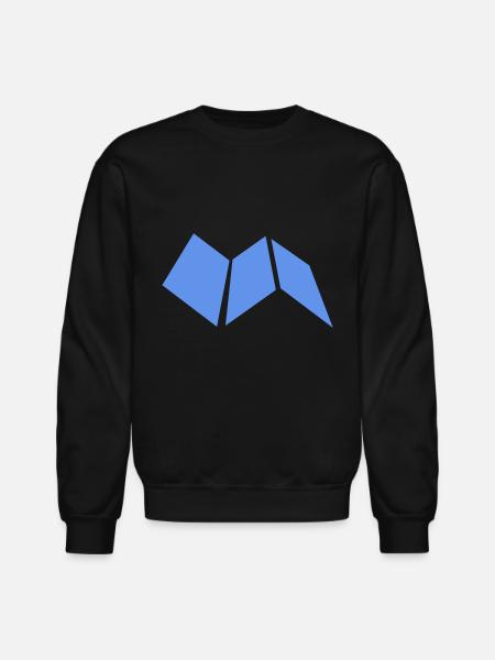 map construction paper guide - Unisex Crewneck Sweatshirt - black