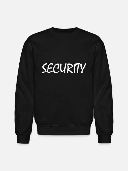 SECURITY - Unisex Crewneck Sweatshirt - black