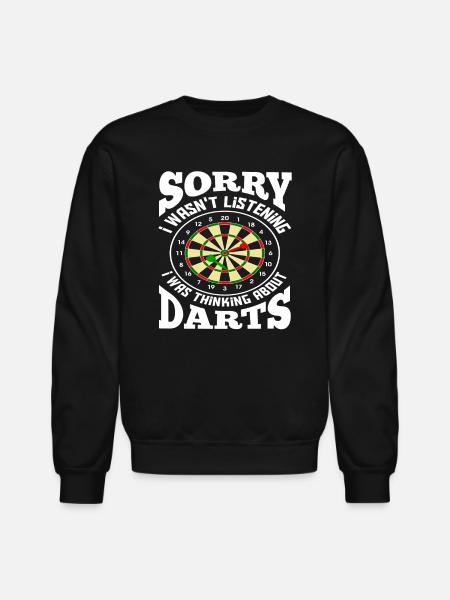 Darts Darts - Unisex Crewneck Sweatshirt - black
