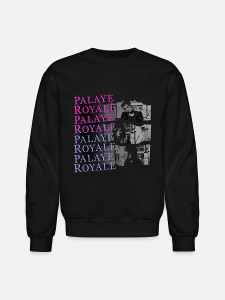 Palaye Royale Torn - Unisex Crewneck Sweatshirt - black
