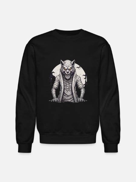 Halloween Werewolf - Unisex Crewneck Sweatshirt - black