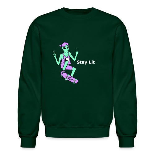 Stay Lit 2 - Unisex Crewneck Sweatshirt