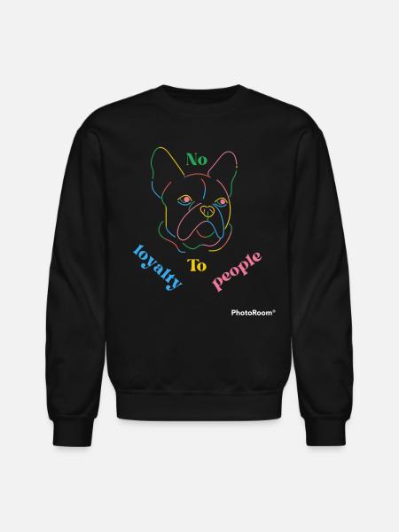 No loyalty to people - Unisex Crewneck Sweatshirt - black