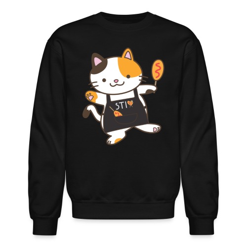 STIX Cat Mascot - Unisex Crewneck Sweatshirt