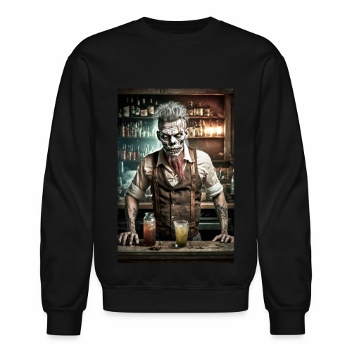 Zombie Bartender 02: Zombies In Everyday Life - Unisex Crewneck Sweatshirt