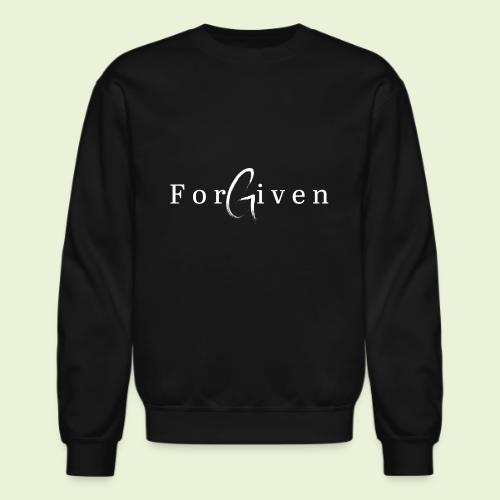 Forgiven In White Letters - Unisex Crewneck Sweatshirt