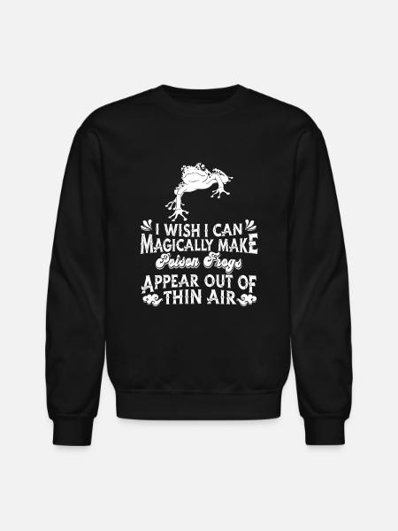 Poison Frog - Unisex Crewneck Sweatshirt - black