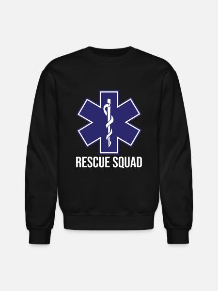 Paramedic Squad - Unisex Crewneck Sweatshirt - black