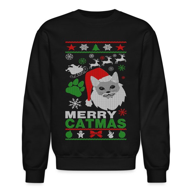 Merry Catmas Ugly Christmast Shirts