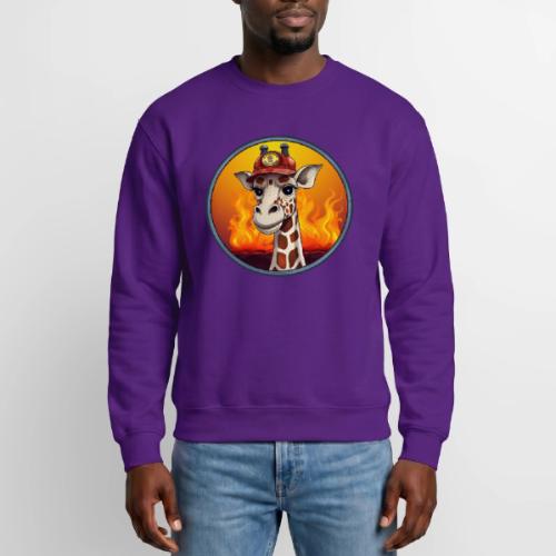 Giraffe Firefighter - Unisex Crewneck Sweatshirt