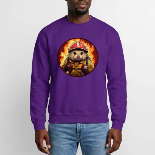 Hedgehog Firefighter - Unisex Crewneck Sweatshirt