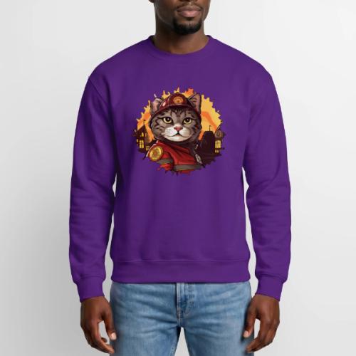 Firefighter cat - Unisex Crewneck Sweatshirt