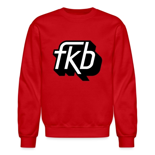 FKB Logo Black - Unisex Crewneck Sweatshirt