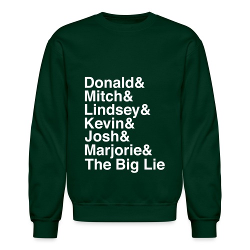 The Big Lie Name Stack - Unisex Crewneck Sweatshirt