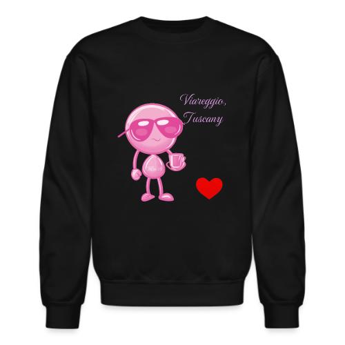 Smoon City_Viareggio Tuscany Pink - Unisex Crewneck Sweatshirt