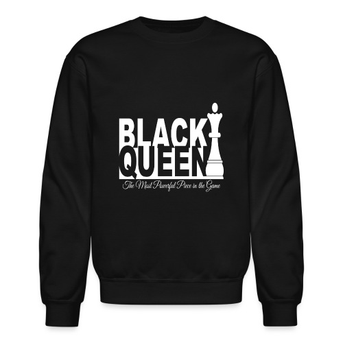 Black Queen Powerful - Unisex Crewneck Sweatshirt