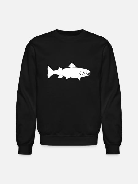Trout - Unisex Crewneck Sweatshirt - black