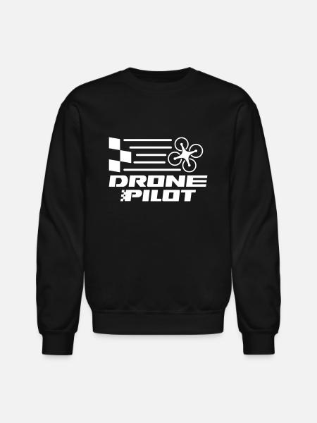 Drone Pilot - Unisex Crewneck Sweatshirt - black